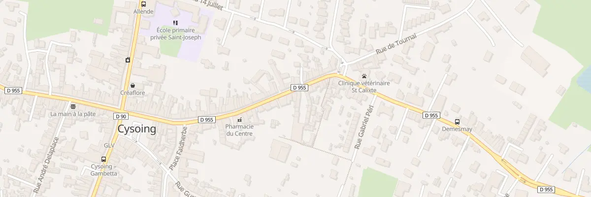Plan du 226 Rue Roger Salengro à Cysoing
