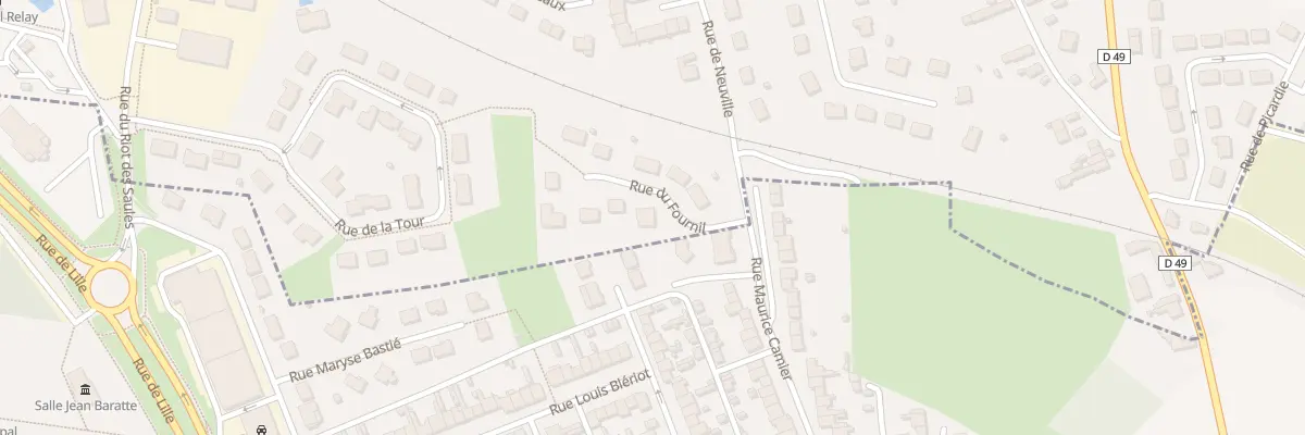 Plan du 1 Rue du Fournil à Tilloy-lez-Cambrai