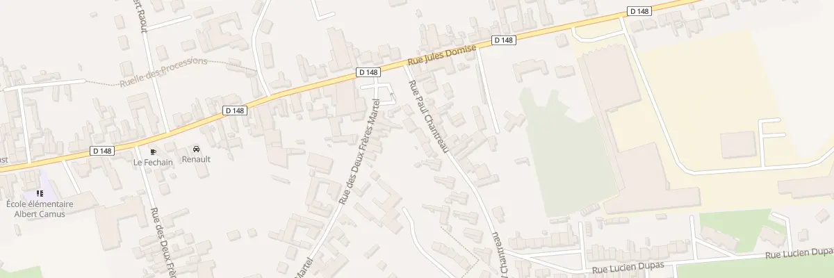 Plan du 6 Rue Paul Chantreau à Féchain
