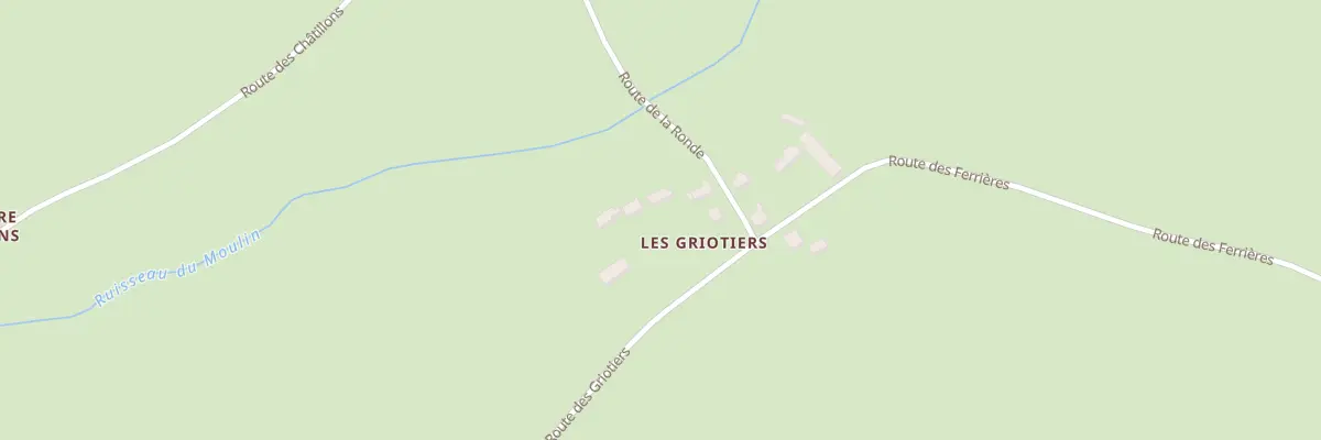 Plan du 657 Rte des Griotiers à Tresnay