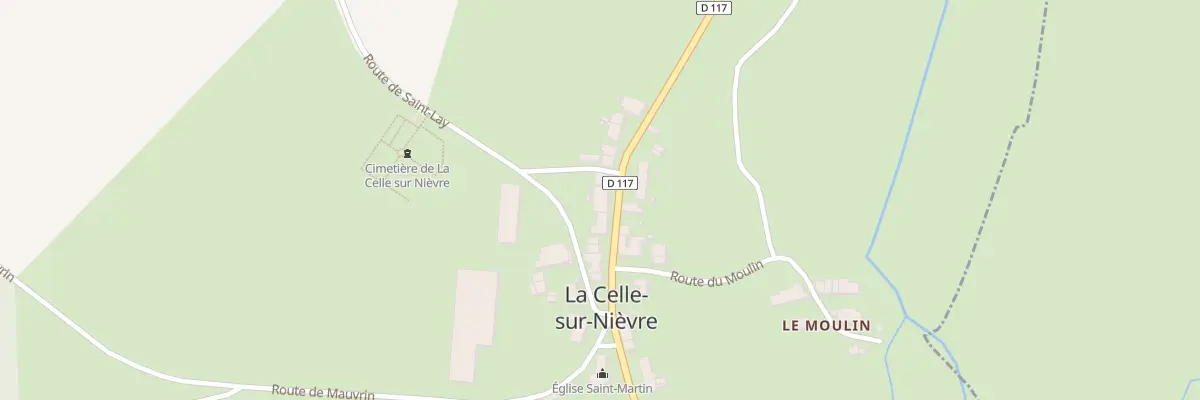 Plan du 38 La Celle à La Celle-sur-Nièvre