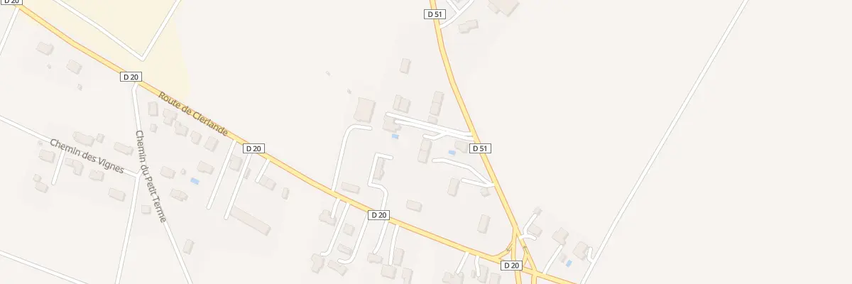 Plan du 5 Av de la Gare à Ennezat
