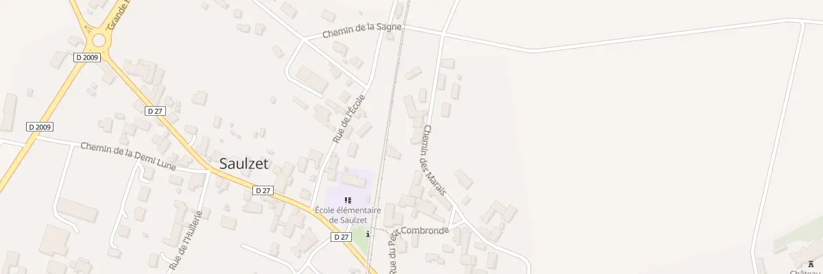 Plan du 10 Che des Marais à Saulzet