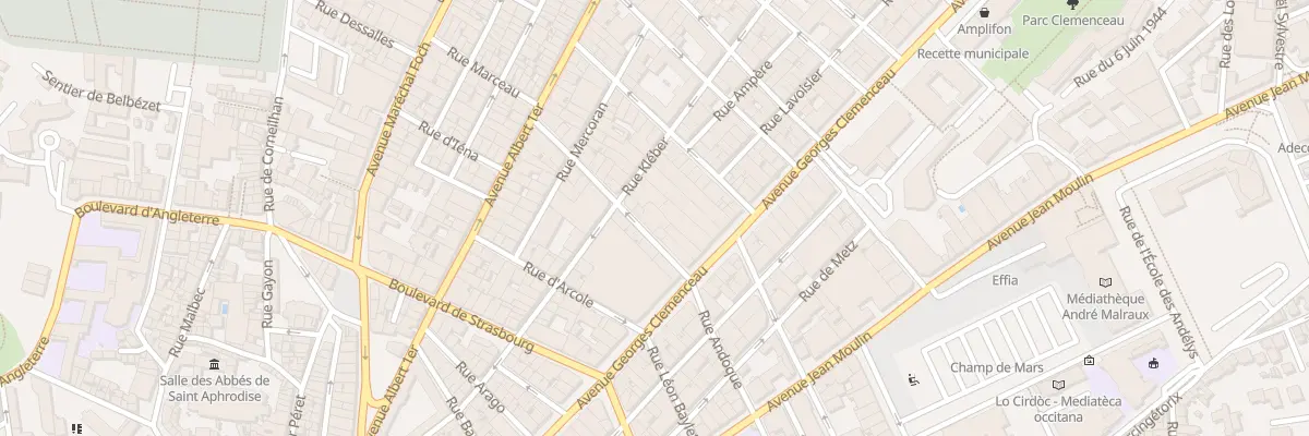 Plan du 15 Rue Louis Blanc à Béziers