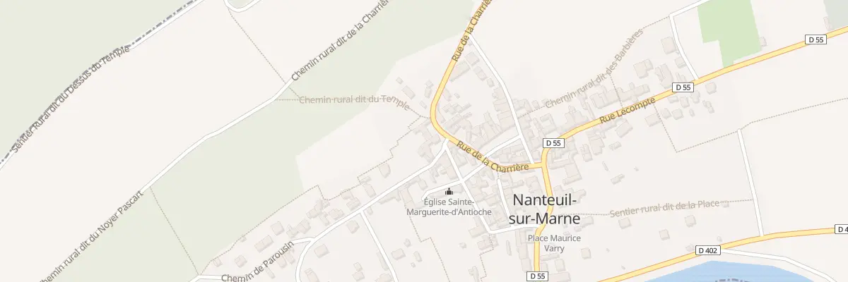 Plan du 9 Rue de la Charrière à Nanteuil-sur-Marne