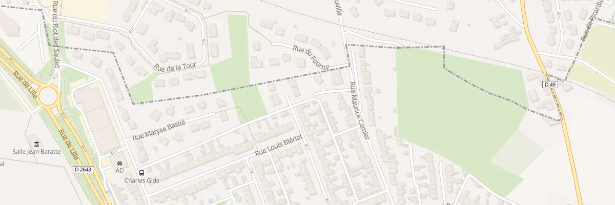 Plan du 44 Rue Roger Salengro à Neuville-Saint-Rémy