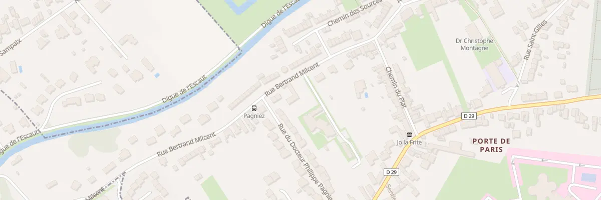 Plan du 901 Rue Bertrand Milcent à Cambrai