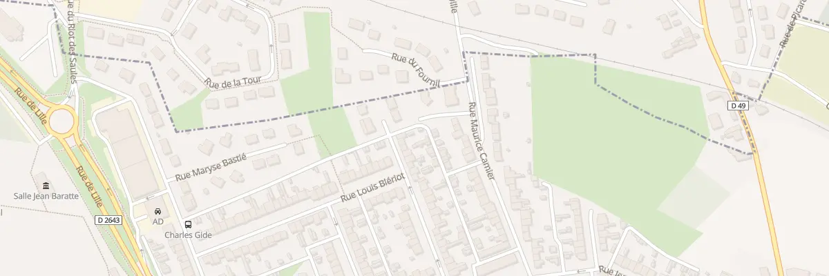 Plan du 42 Rue Roger Salengro à Neuville-Saint-Rémy