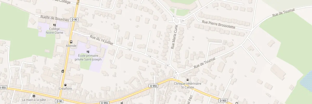 Plan du 247 Rue du 14 Juillet à Cysoing