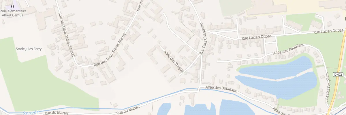 Plan du 466 Rue Paul Chantreau à Féchain