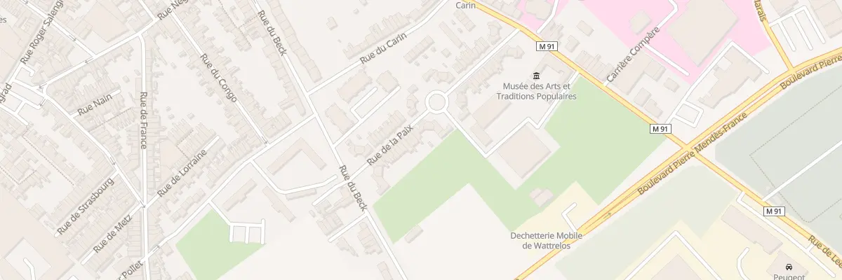 Plan du 41 Rue de la Paix à Wattrelos