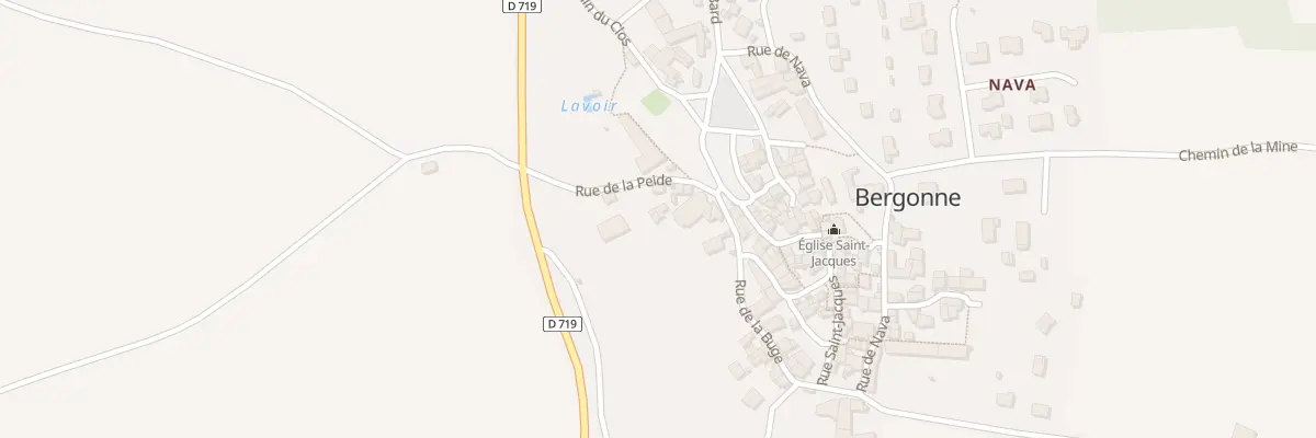 Plan du 5 Rue de la Peide à Bergonne