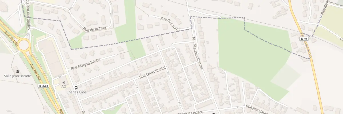 Plan du 38 Rue Roger Salengro à Neuville-Saint-Rémy