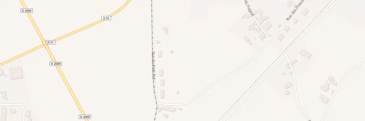 Plan du 4 Che du Patural à Montpensier