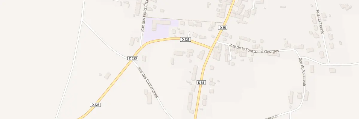 Plan du 6 Rue de la Croix Rouge à Étroussat