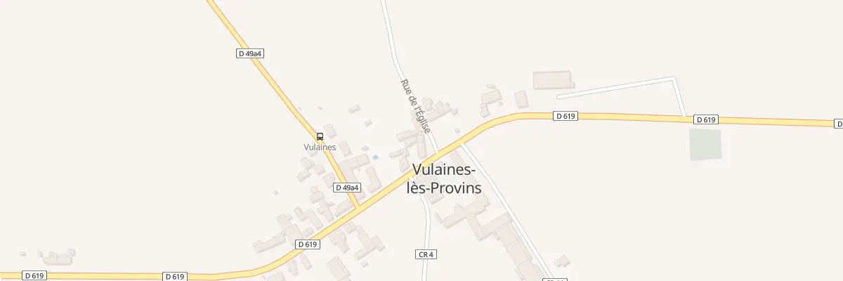 Plan du 2 Rue de l’Eglise à Vulaines-lès-Provins