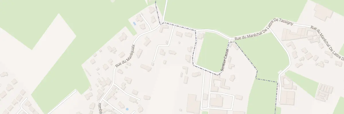 Plan du 3 All des Rosiers à Chéreng