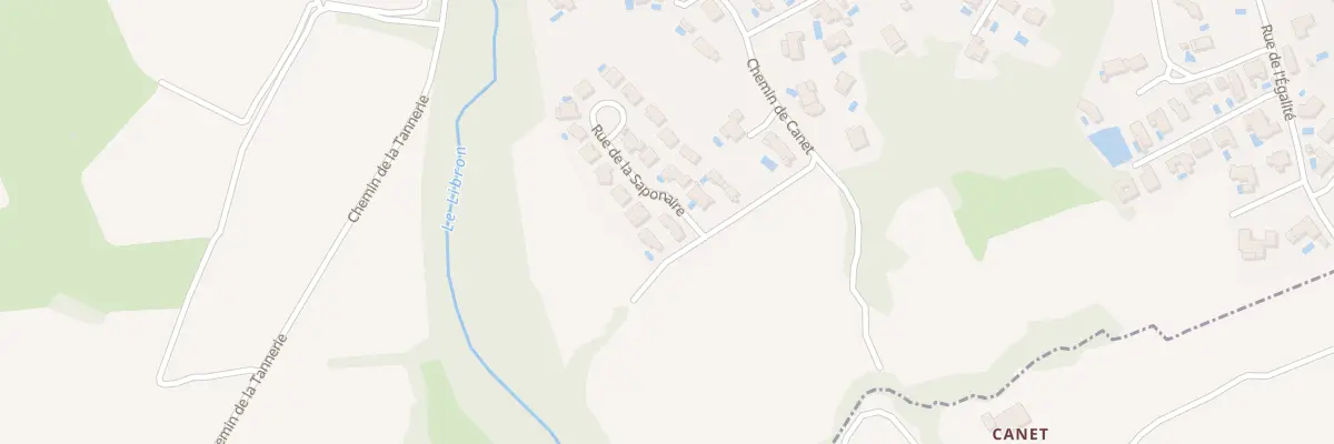 Plan du 600 Che de Canet à Magalas