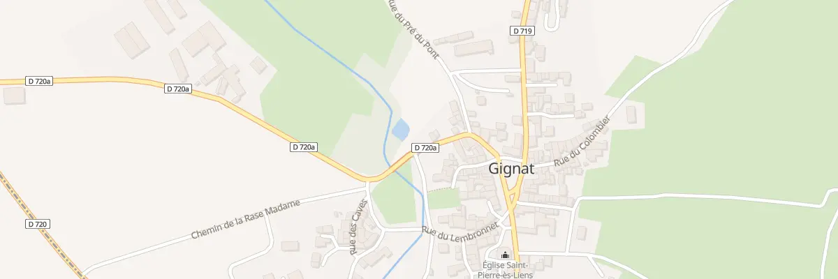 Plan du 5002 Rue du Lembron à Gignat