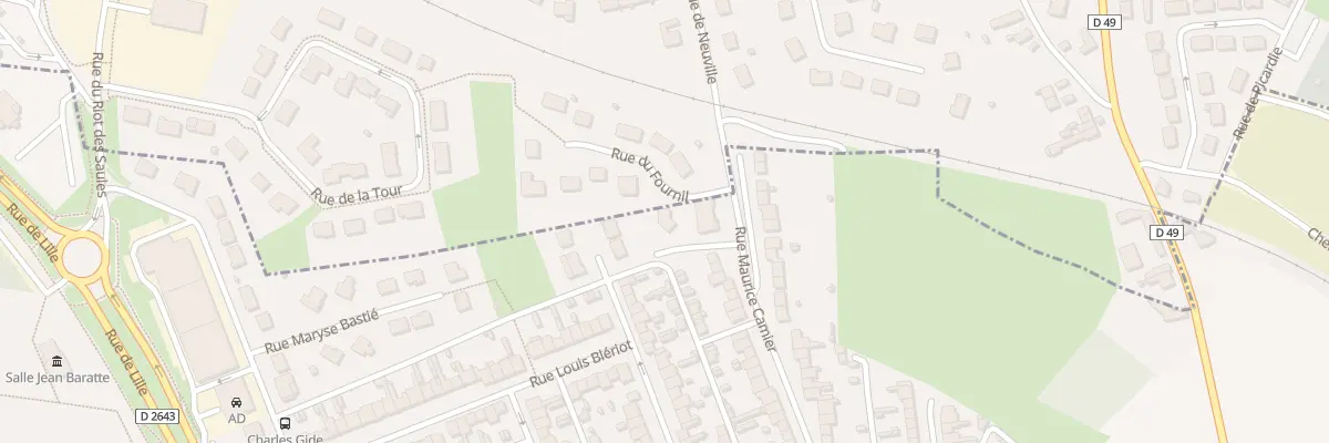Plan du 81 Rue Maurice Camier à Neuville-Saint-Rémy