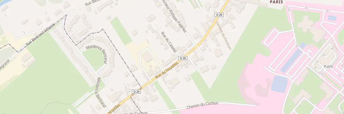 Plan du 714 Rue de Noyelles à Cambrai