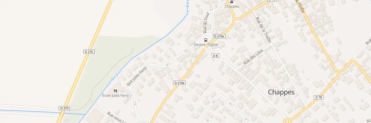 Plan du 4B Rte de Clermont à Chappes