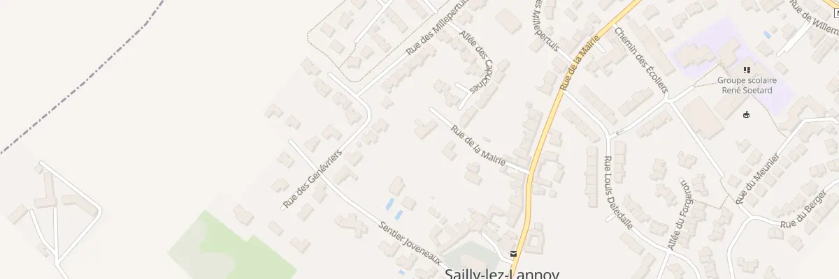 Plan du 11T Rue de la Mairie à Sailly-lez-Lannoy