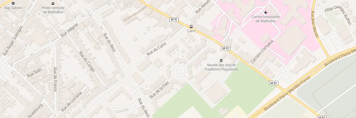 Plan du 34 Rue de la Paix à Wattrelos