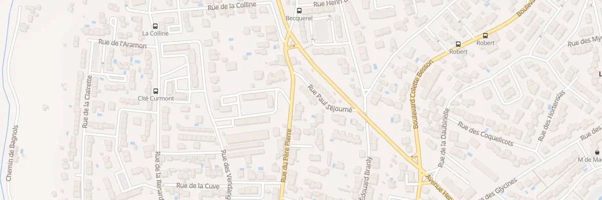 Plan du 4 Rue Paul Séjourné à Béziers