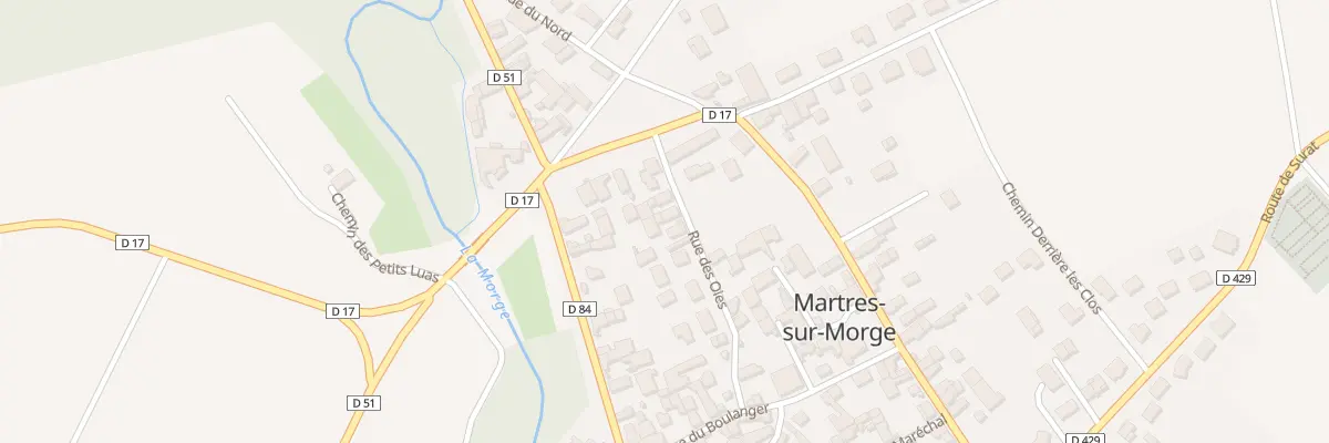 Plan du 13 Rue des Oies à Martres-sur-Morge