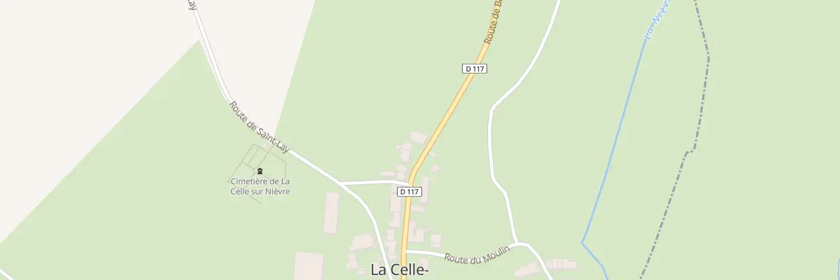 Plan du 45 La Celle à La Celle-sur-Nièvre