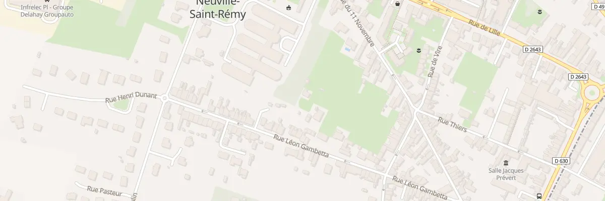 Plan du 44 Rue Gambetta à Neuville-Saint-Rémy