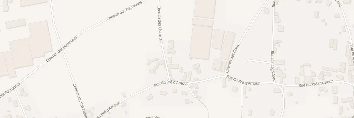 Plan du 1 Che des Charmes à Montpensier