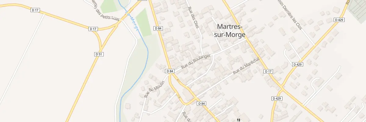 Plan du 3 Rue du Boulanger à Martres-sur-Morge