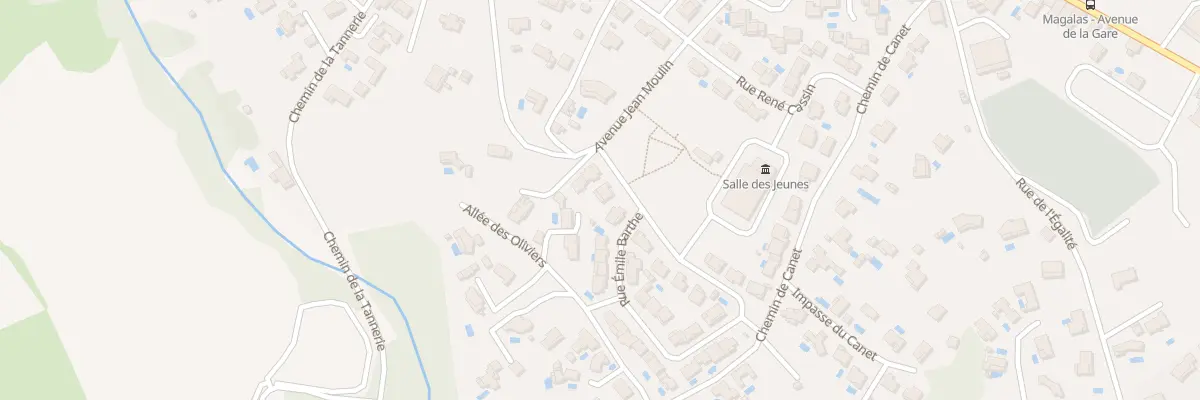 Plan du 4 Rue Emile Barthe à Magalas