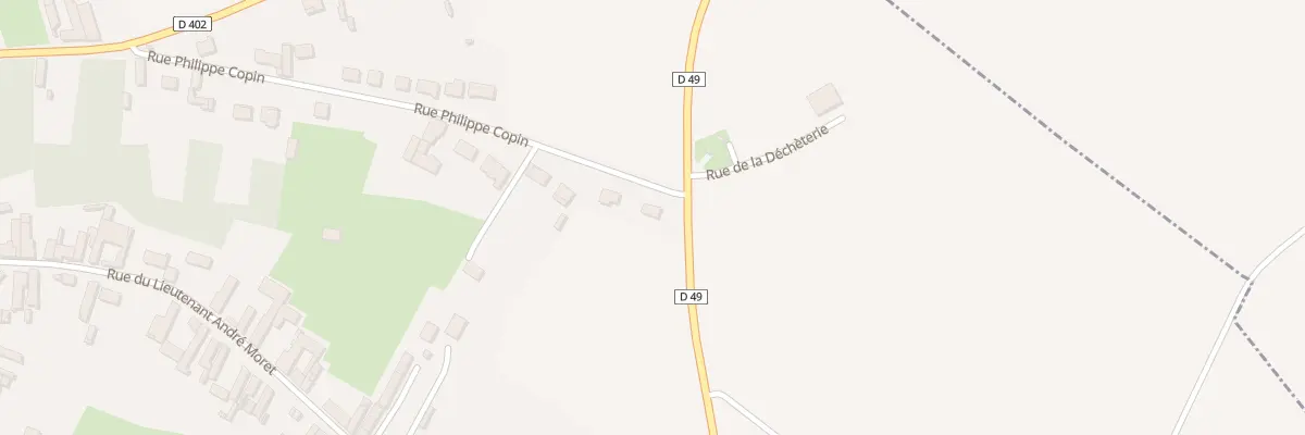 Plan du 20 Rue Philippe Copin à Blécourt