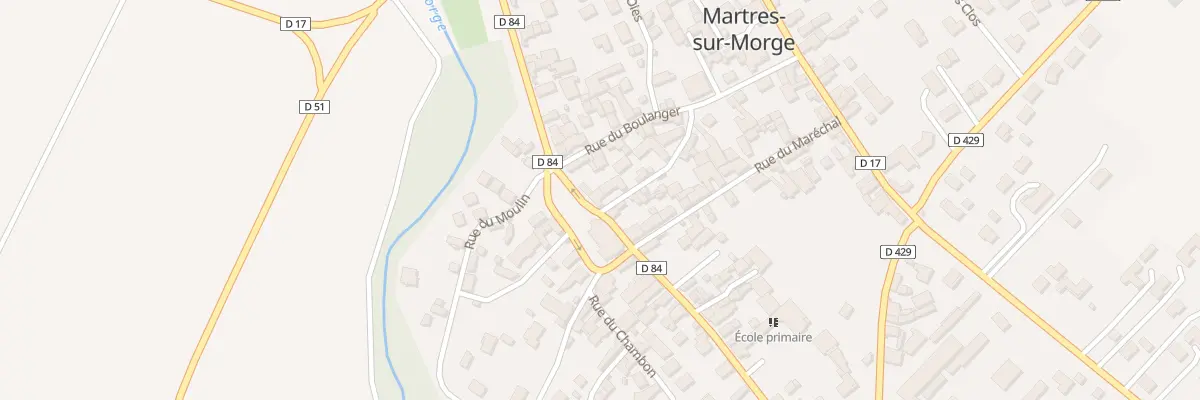 Plan du 1 Rue de la Poste à Martres-sur-Morge