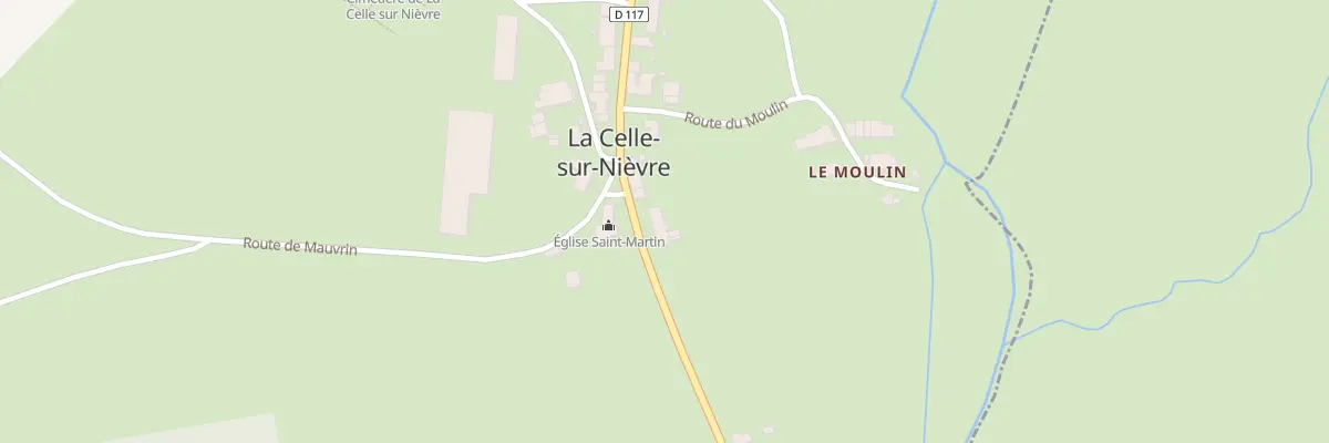 Plan du 14 La Celle à La Celle-sur-Nièvre