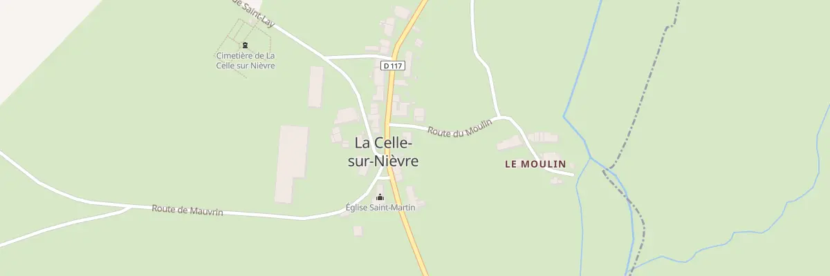 Plan du 9A La Celle à La Celle-sur-Nièvre