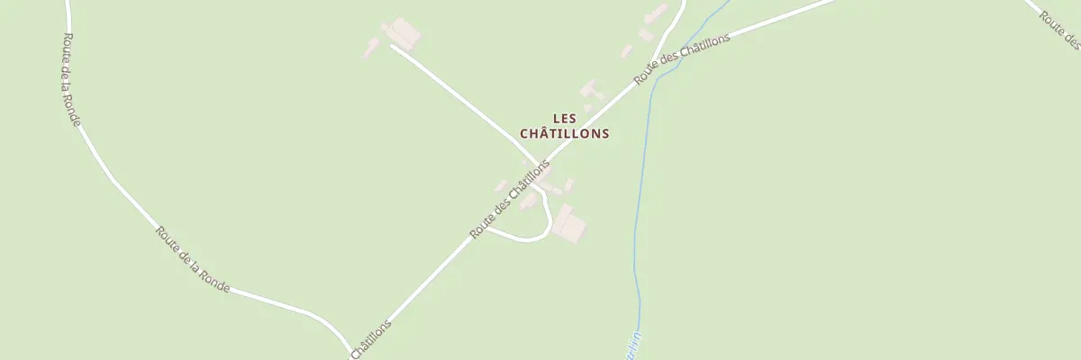 Plan du 71 Les Chatillons à Tresnay