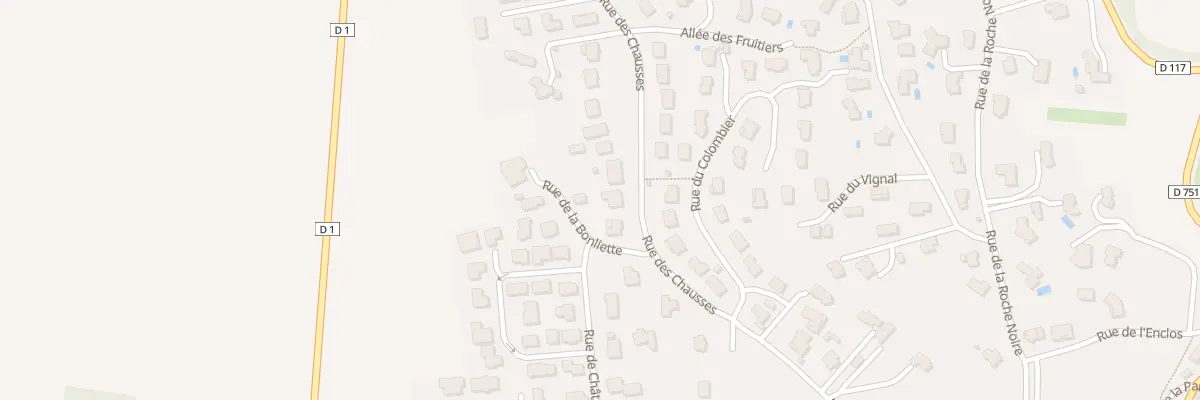 Plan du 13 Rue des Chausses à Mirefleurs