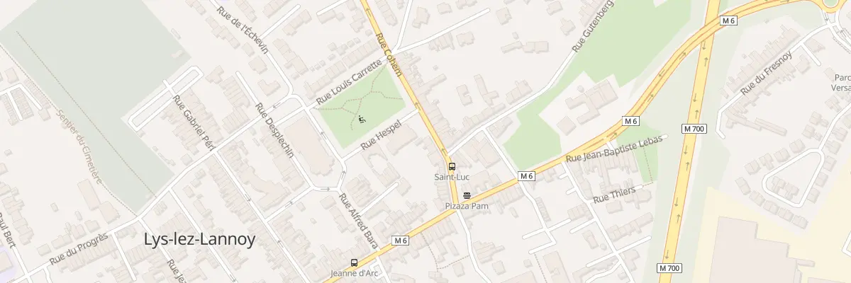 Plan du 21 Rue de Cohem à Lys-lez-Lannoy