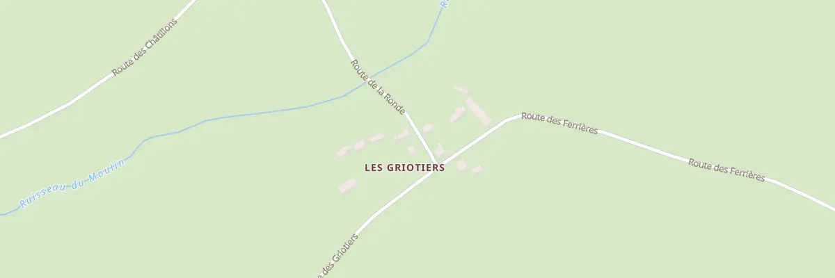Plan du 74 Le Griotier à Tresnay