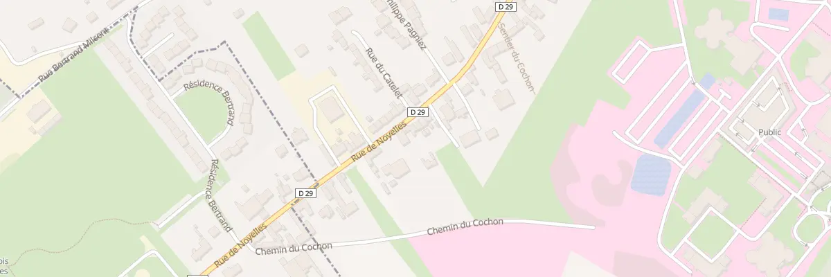 Plan du 709 Rue de Noyelles à Cambrai