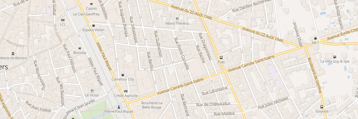 Plan du 19 Rue de l’Alma à Béziers
