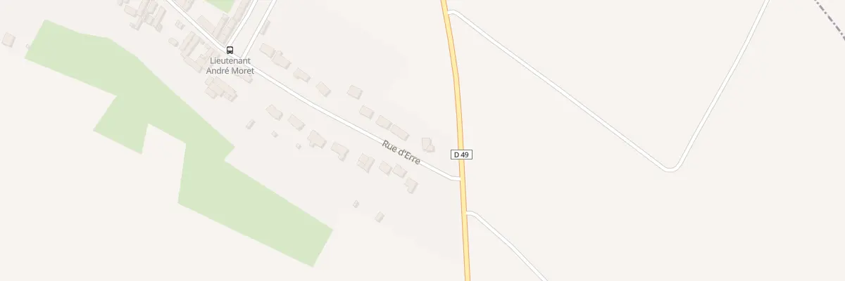 Plan du 2 Rue d’Erre à Blécourt