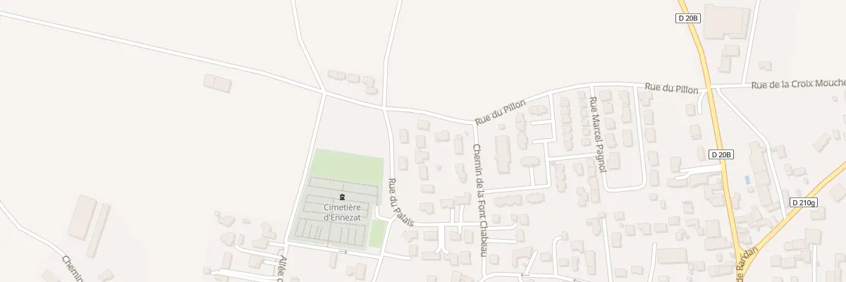 Plan du 18 Rue du Palais à Ennezat