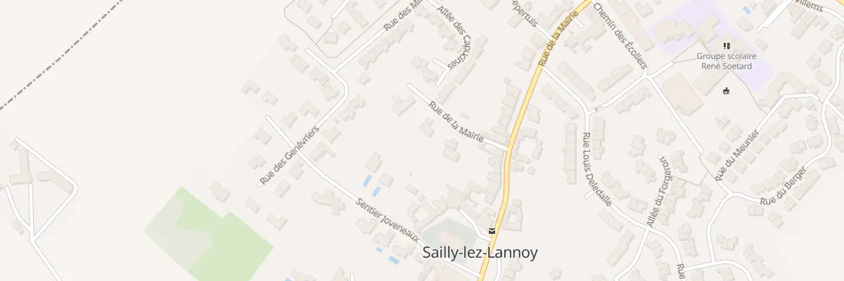 Plan du 11B Rue de la Mairie à Sailly-lez-Lannoy