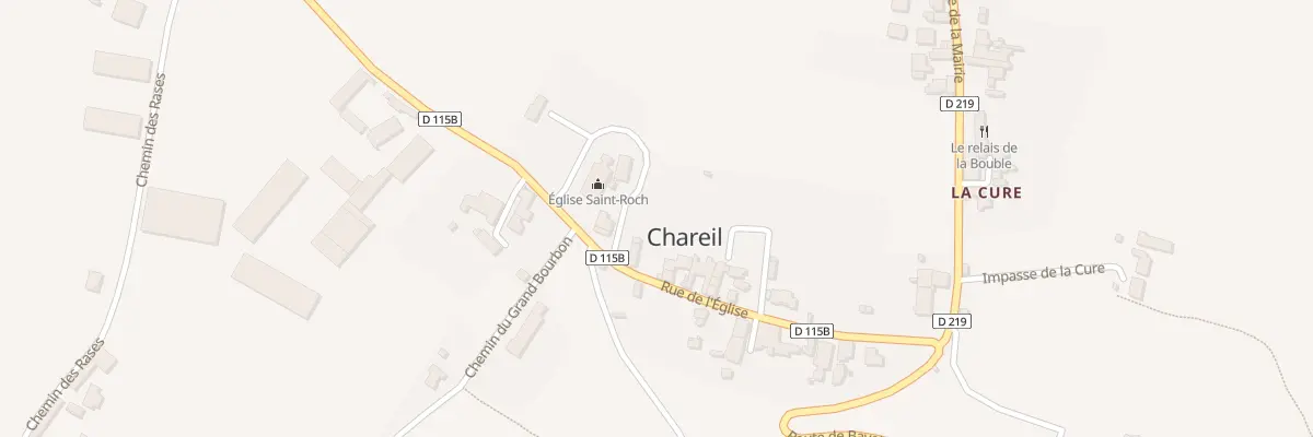 Plan du 20 Rue de l’Eglise à Chareil-Cintrat