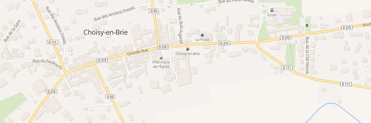 Plan du 8 Pl de l’Eglise à Choisy-en-Brie